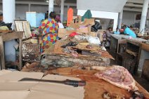 17: Selling monkeys  and other jungle animals at Lalala market (Libreville)