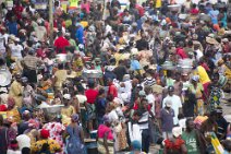 2: Fish market in Elmina harbor