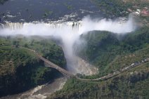 5: Bird eye view of the Victoria falls