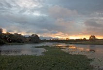 18: Sunset at the Zambezi campsite