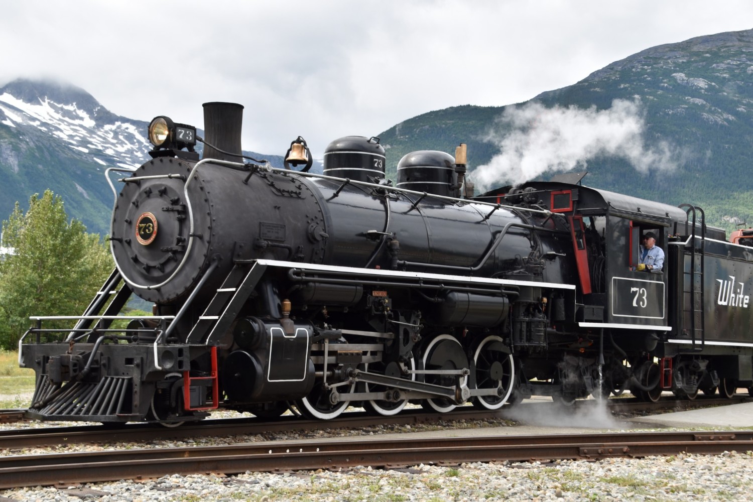 Train to Yukon route in Alaska